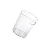 Transparent Trash Can Clear Wastebasket with Handles for Kitchen Bathroom Office Bedroom Living