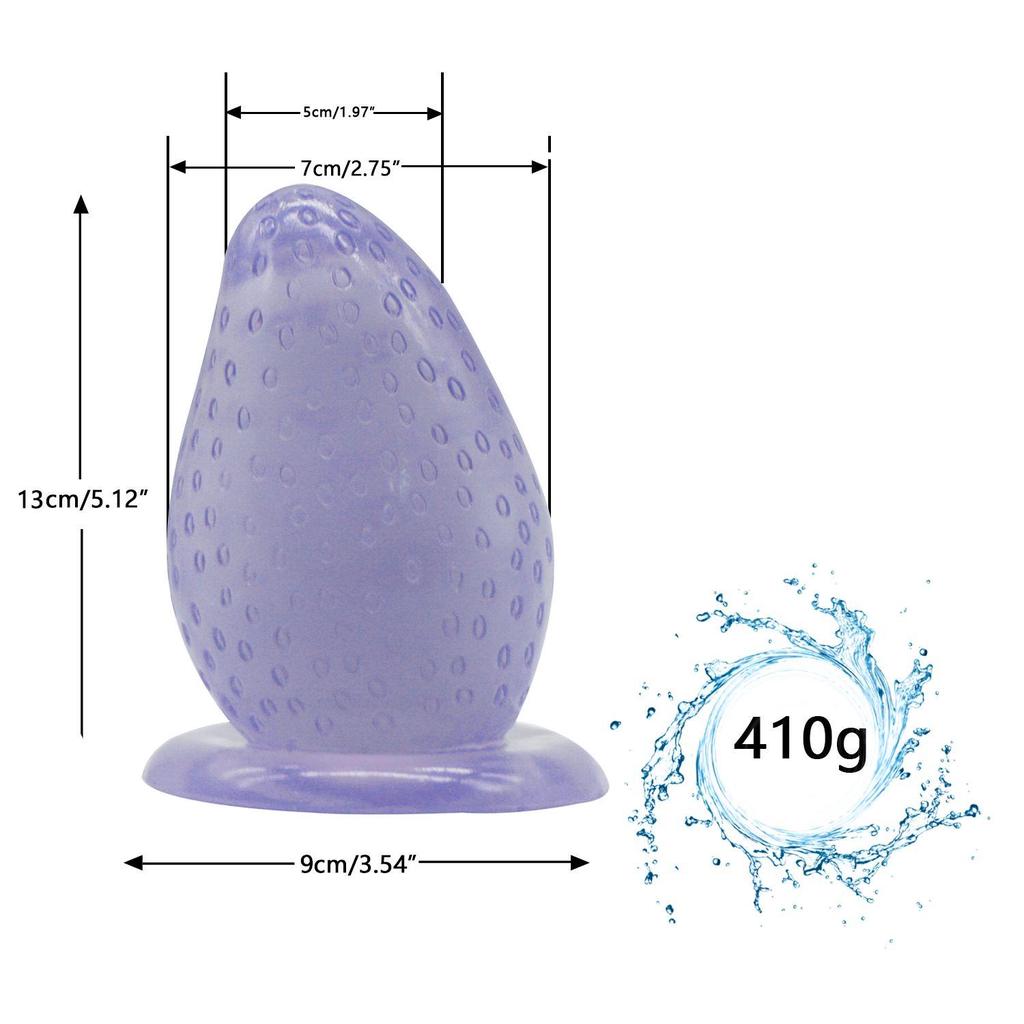 Super Big Anal Plug MoDi Strawberry Shape Dick Sex Toy for Women Men