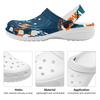 Printed EVA Garden Clogs Unisex Lightweight Breathable Slip On Shoes Beach Pool Bathroom Home Casual Wear Indoor Outdoor Wear