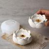 Lotus Candle Holder Silicone Mold Ashtray Storage Box Making  DIY Plaster Concrete Resin Planter Casting Molds Home Craft Decor