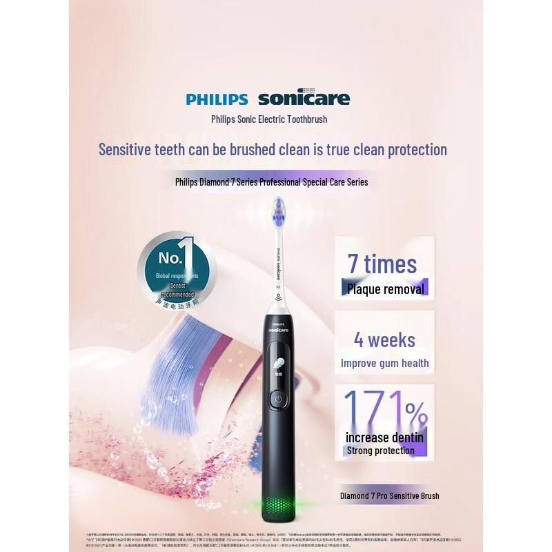 Philips HX3892 Diamond 7 Pro Sonic Electric Toothbrush