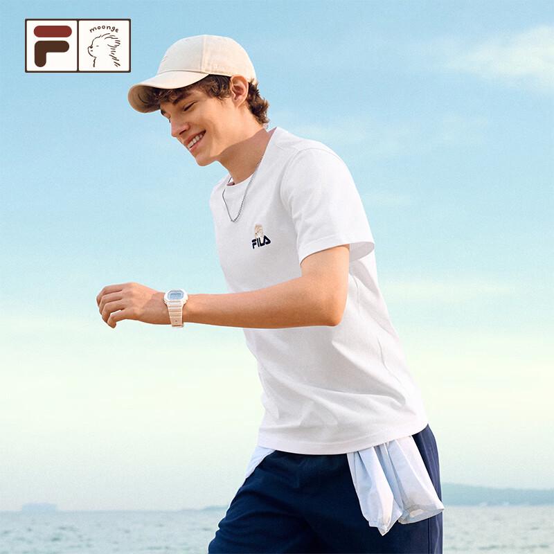 Fila Fusion YEYE Couple Knit Short Sleeve T-Shirt