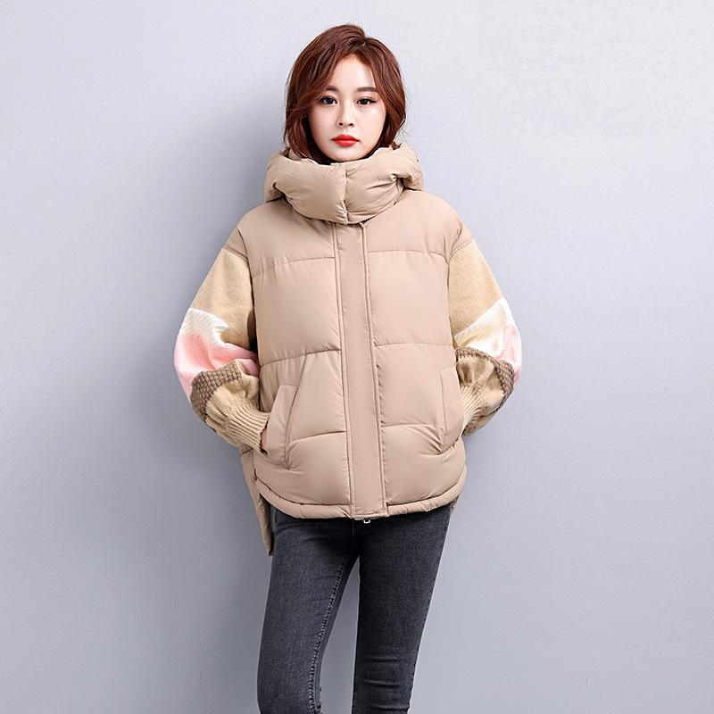 Down cotton-padded clothes women's winter small short cotton-padded clothes fashionable thickened small cotton-padded jacket
