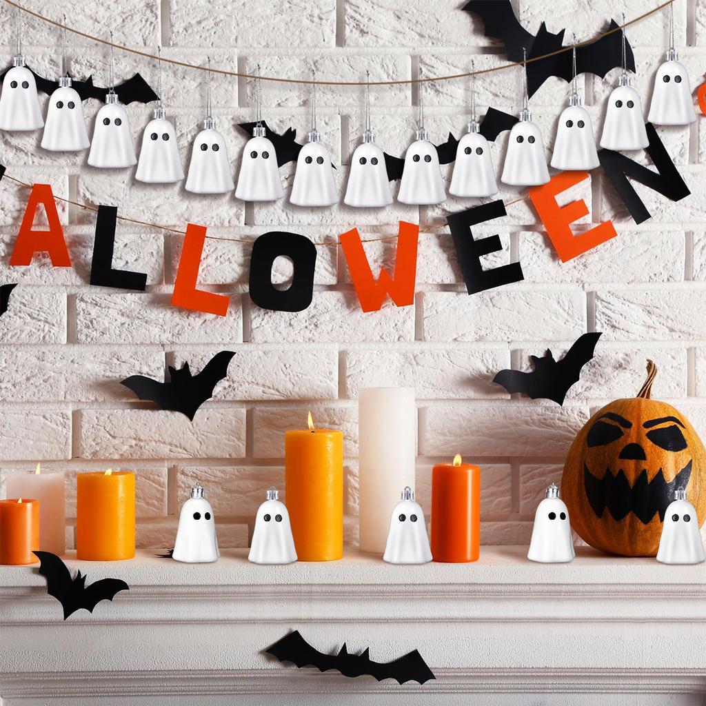 Halloween Ghost Decoration Hanging Ornament for Party Skull Head Gag Gift