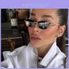 Retro American Style Hexagon Sunglasses With Metal Frame Uv400 For Fashion Streetwear