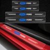 New 2026 Car Sticker 4x Car Transparent Car Door Threshold Sill Protective Film For Ford Focus 2 MK2 3 4 MK3 MK4 ST Mondeo Suit