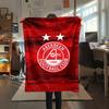 1pc Sunderland Print Flannel Blanket, High quality Comfortable for All Seasons, Home Decor, Warmth and Comfort, Perfect for Christmas Gifts90