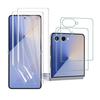 [2+2] 4IN1 HD Tempered Glass Outer Screen Protector + 2PCS Soft Screen Protector Flexible TPU Film for Samsung Galaxy Z Flip 7 6 5 Flip7 Flip6 5G