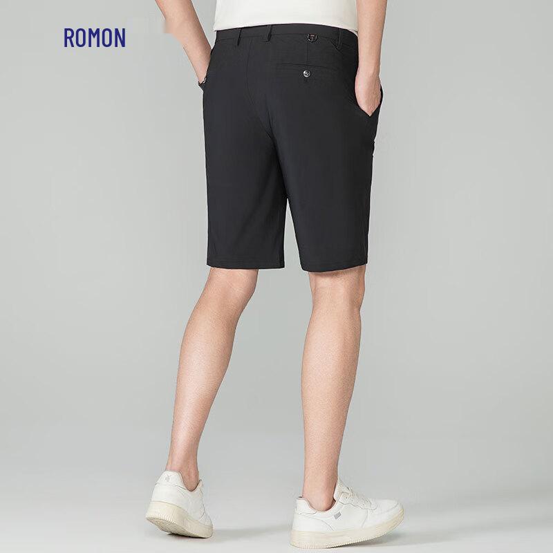 Romon Men's Summer Ice Silk Quick-Dry Stretch Shorts