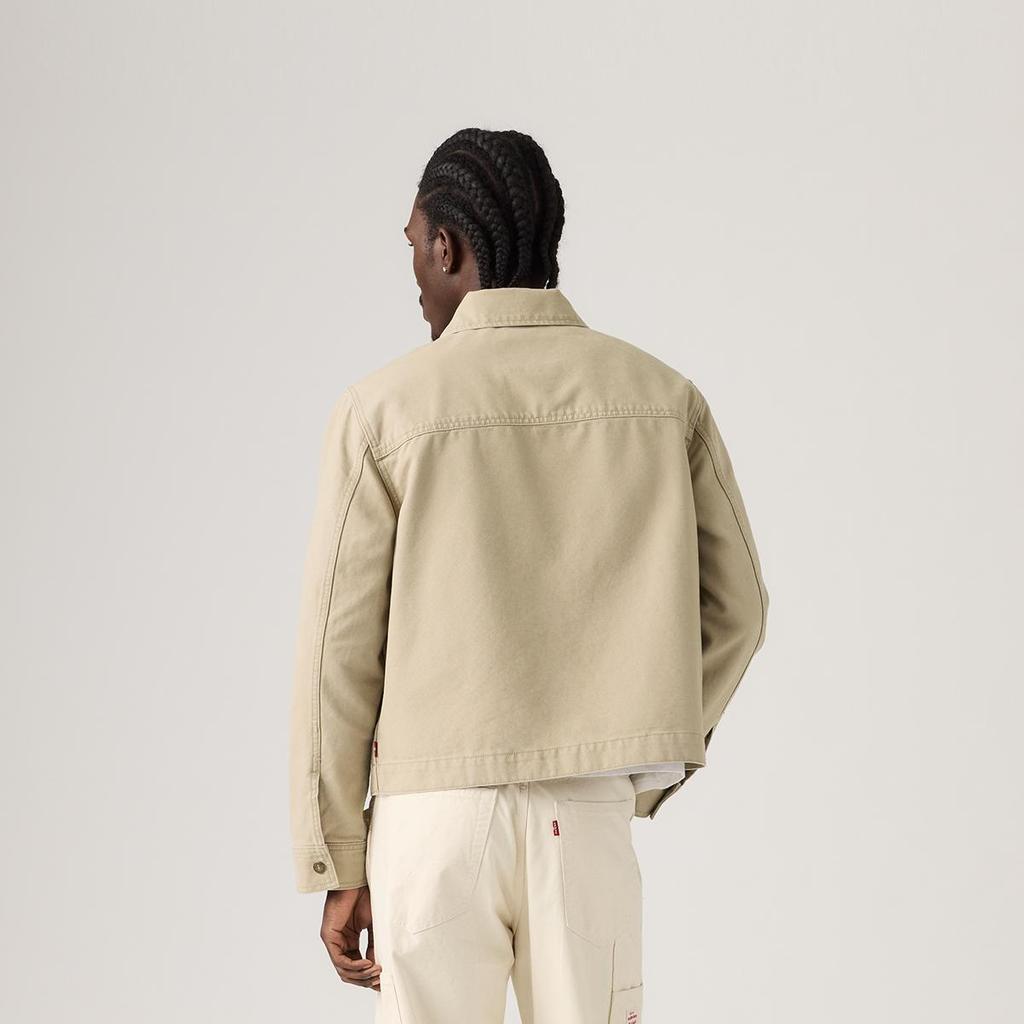 Levis Standard Vintage Minimalistisch Bequem Mode Vielseitig Freizeit Arbeitsjacke Unisex Jacken 005BL-0003