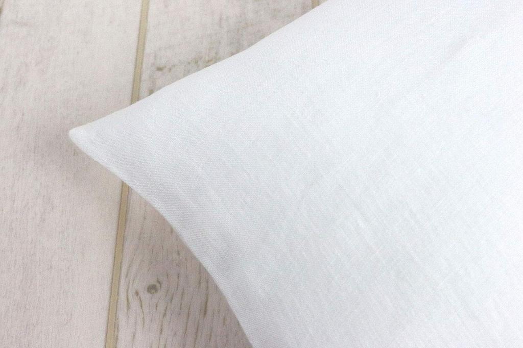 Lithuanian Linen cushion Natura Ivory cover, 60x60cm,