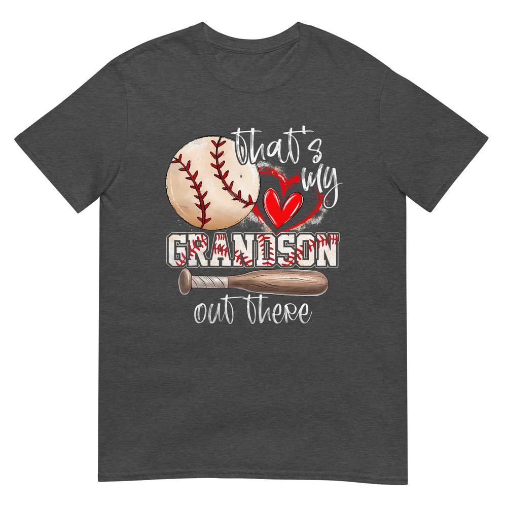 Thats My Grandson Out There Baseball Grandma Mothers Day TShirt