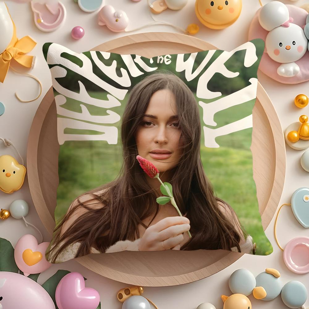 K-Kacey Musgraves Singer Cushion Cover Home & Car Multi-Scene Pillow Cover - Reversible, Soft & Durable for Daily Use