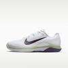 Nike Court Air Zoom Vapor 12 HC Weiß Volt Dunkle Rosine