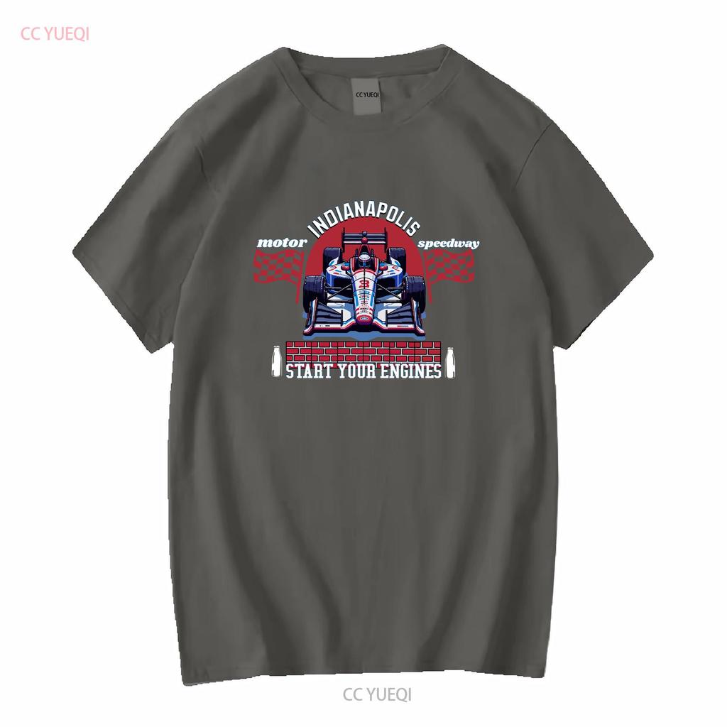 Indianapolis Speedway IndyCar T-shirt Indiana Oversize Regalo perfetto per i fan manica lunga o corta vintage Lavata Morbida