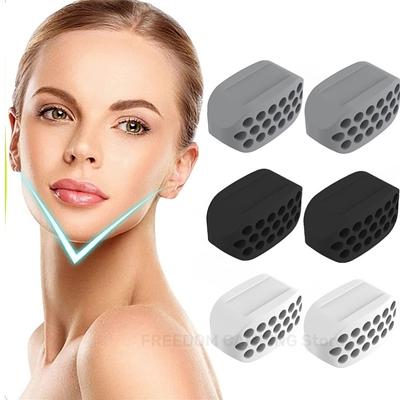 Ejercitador de mandíbula facial, pelota de fitness para gimnasio, entrenamiento de músculos de la mandíbula, reductor de papada, adelgazamiento de cuello, rostro y boca