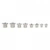 Solid And Hollow Styles Dowel Center Pins 8-piece Pack Metal Construction