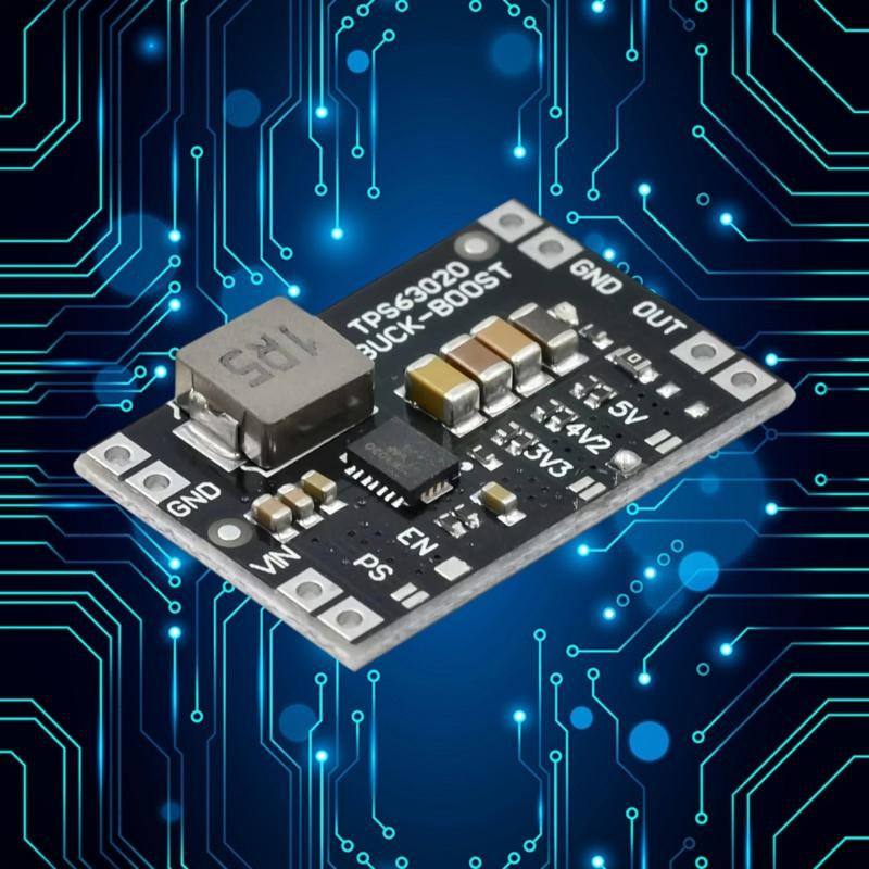 5pcs Auto Voltage Conversion Power Module Battery Automatic Boost Step Up Down Module Microcontroller Power Ripples