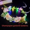 Nights Glow Color LED Flower Crown Multistyles Fairy Sparkling Headband  Wedding Baby Shower Decor