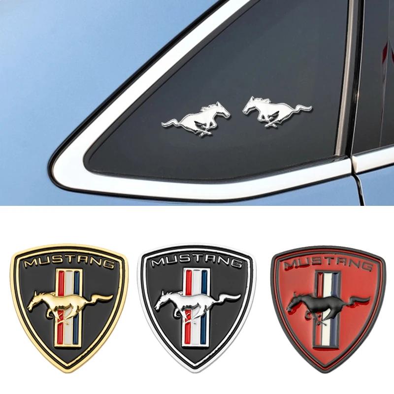 3D Metal Car Styling Body Trunk Emblem Sticker Decoration Auto Accessories For Mustang Focus Kuga Mondeo Max Fusion Ranger