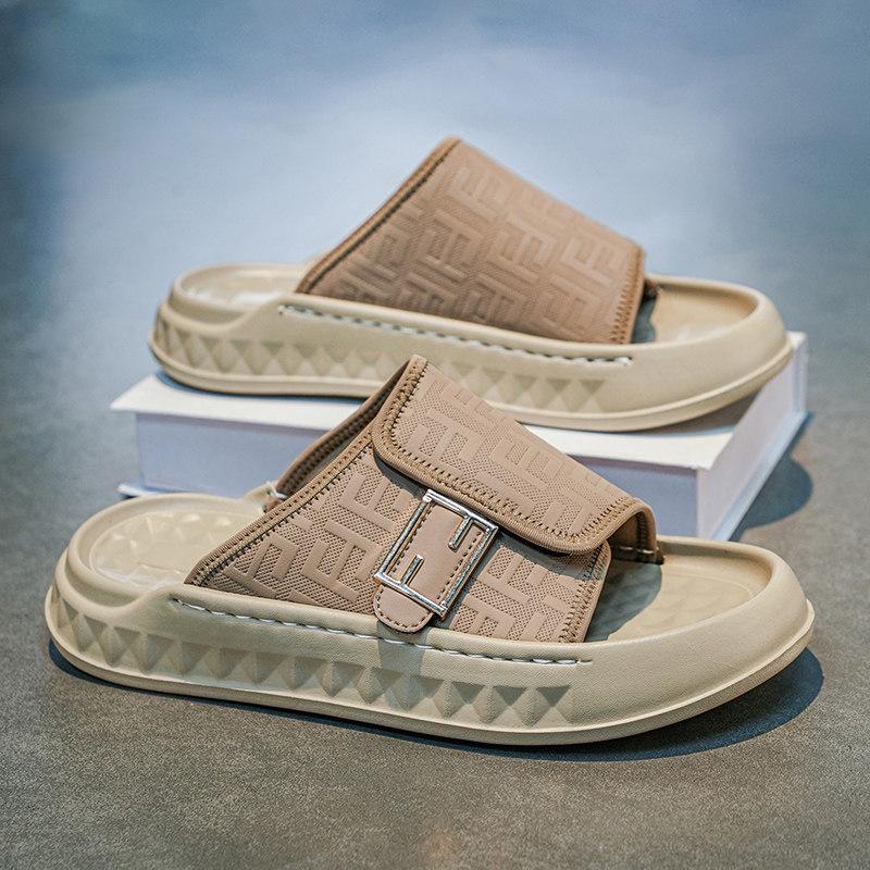 2024 Men's Trendy Breathable Athletic Shoes: High-End Thick-Soled Dad Sneakers for Summer with Height Enhancement