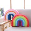 Shaped Lovely Rainbow Pillow Plush Dolls Soft Stuffed Toy Back Cushion Xmas Gift
