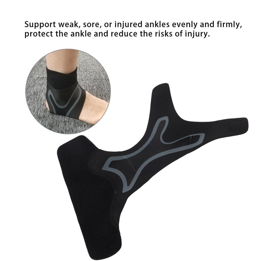 Sport Breathable Ankle Brace Protector Adjustable Ankle Support Elastic Protection Pad (Right Foot)