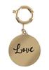 Charm - DRAEGER - Love - Stainless Steel - 2 Cms - Golden