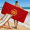 Manchester United F Print Beach Towel, Large Soft Quick Dry Towel for Beach Camping Swimming