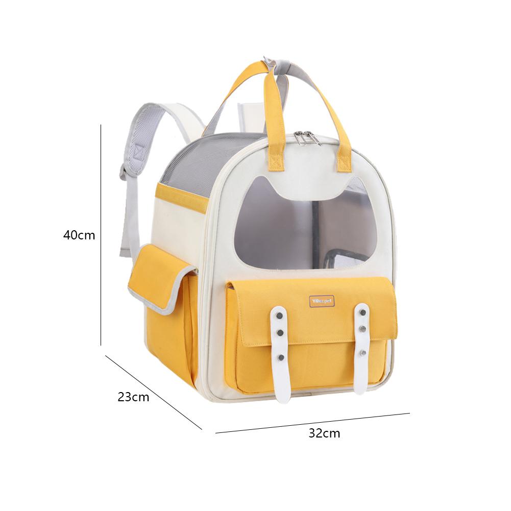 Cat Travel Backpack Breathable Pet Carrier Knapsack Large Capacity for Cats Dogs
