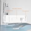 Sveglia Digitale Elettronica Rettangolare a LED Luminosità Regolabile Font Colorato Orologio da Parete Numerico Creativo per Decorazione Camera da Letto