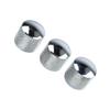 3Pcs Silver Electric Bass Volume Knob Electric Guitar Volume Tuning Potentiometer Control Knob