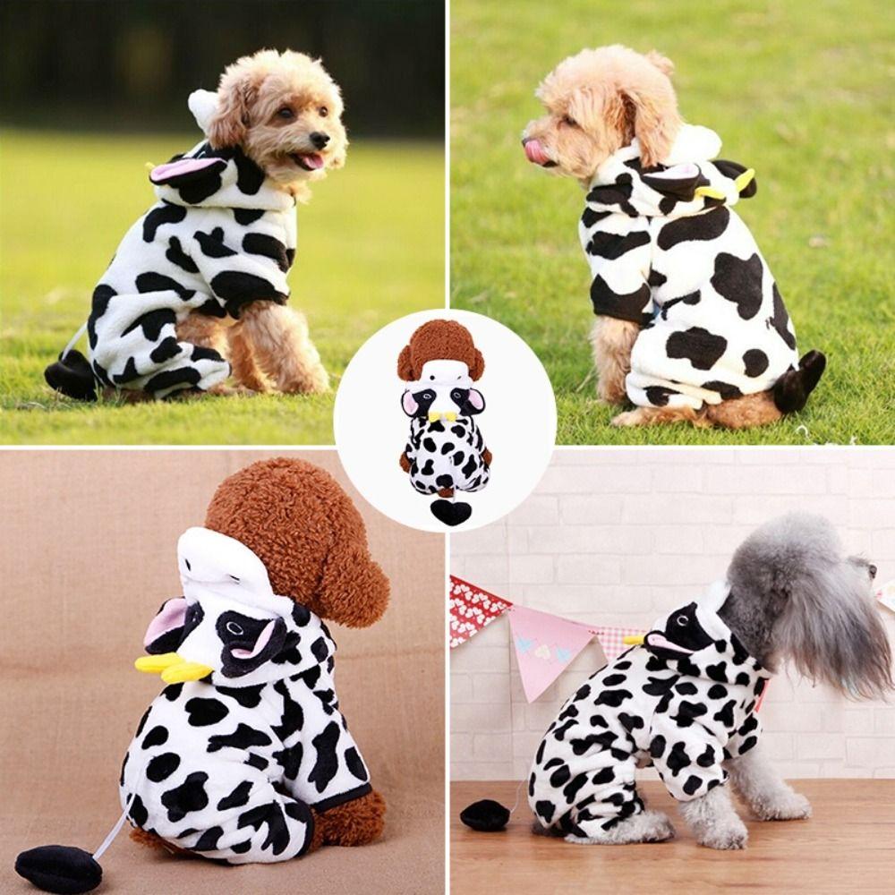 Pet Clothing Dog Clothes Warm Fleece Puppy Cat Costume Cute Pet Dogs Hoodie