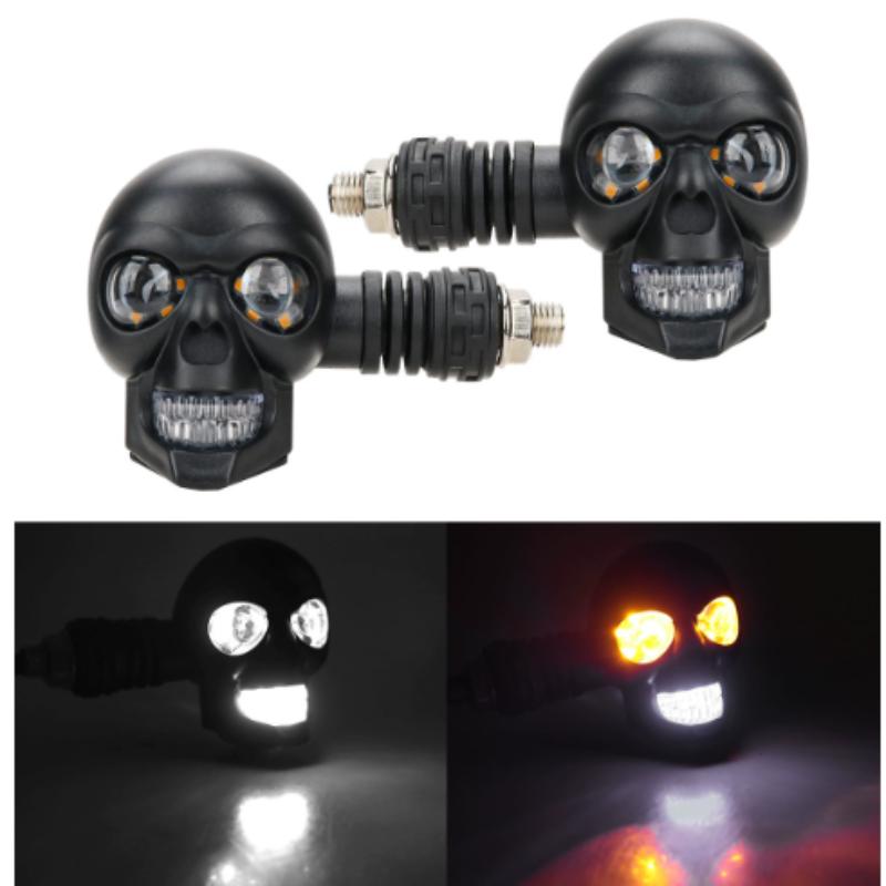 2Pcs Mini Led Turning Running Lights Mini Universal Motorcycle Led Turn Signal Indicators Light