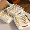 1-5PCSFabric Drawer Organizers for Underwear Socks Bras - Closet Storage Box with Dividers Foldable Wardrobe Shelf Organizer Set