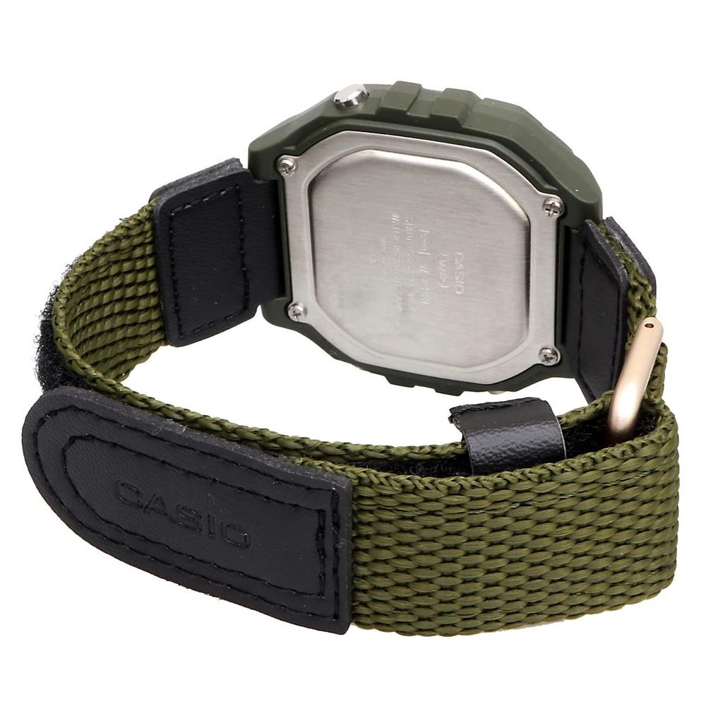 Casio Standard Digital Watch W-218HB-3AV Men's Green Cross Band in Casio Box [Parallel Import]