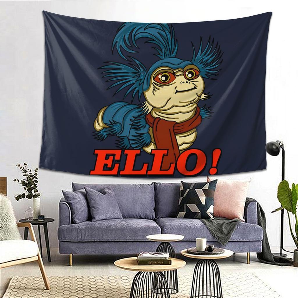 Ello Worm Tapestry Decoration Art Aesthetic Tapestries for Living Room Bedroom Home Wall Cloth Wall Hanging