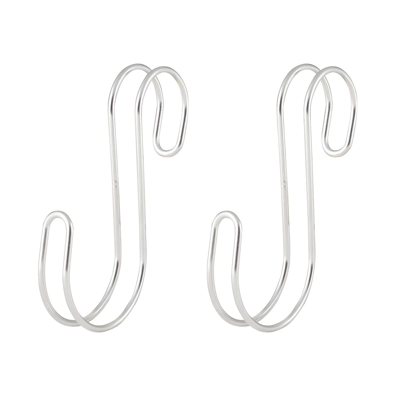 

MUJI Крючок из нержавеющей стали, который не легко 2,5 x 1 x см 38755616 Серебряный S-образный трясти, маленький, штук, 9,5