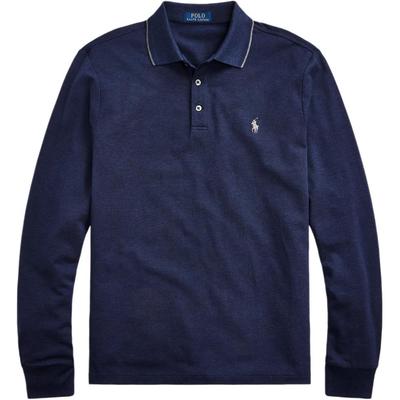 Polo Ss24 Polo Brodé Logo Pony Homme hauts Bleu Marine MNPOKNI16820804-410