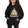 Sweatshirts For Teen Girls Hoodies Long Sleeve Drawstring Pullover Cute Printed Oversized Hoodie Christmas
