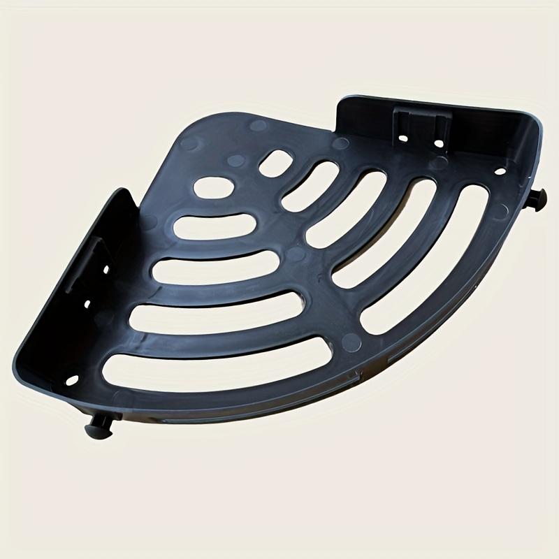 Wandmontiertes Dreieckregal aus Harz, Bohrloses Badezimmer-Aufbewahrungsregal, Vielseitiger Hängeorganizer für Toilettenartikel und Zubehör, Badezimmer-Organizer