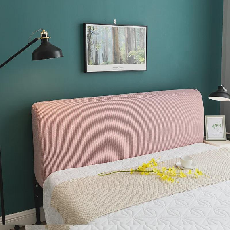 European-Style Elastic Dust-Proof Bed Head Cover – Universal Fit, Soft Protective Cover for Wooden Bed Headboards