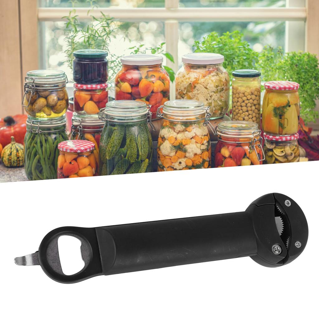 Bottle Opener Jar Opener Magnetic Lid Opener Multifunctional 3 In 1 Stainless Steel Effortless Can Opener for Weak Hands