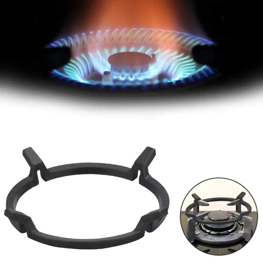 Haushaltskesselständer Gasherd Kohlenstoffstahl Anti-Rutsch-Pfannenständer Herdgestell Wok-Ring Topfhalter