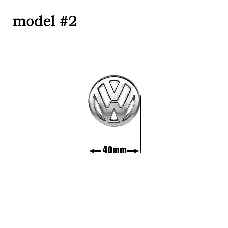 FD02-Car Styling Steering Wheel Logo Decoration Stickers For Volkswagen GTI Polo Golf Passat Scirocco Jetta Beetle Tiguan Accessories