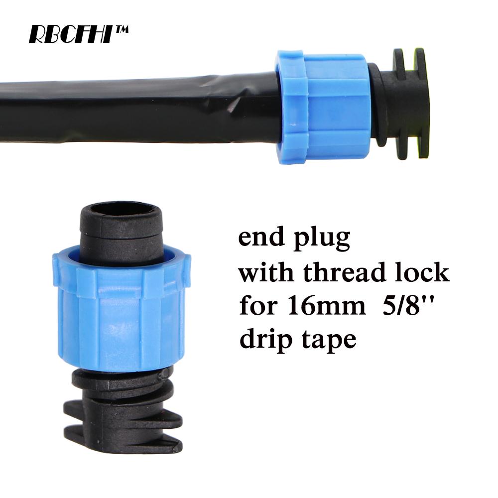 20M-150M 16mm 0.2mm Wall Thickness Spacing Drip Irrigation Tape Dripper Watering System With 5/8'' Garden Connector Accessories