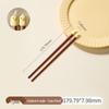 ZISIZ Children's Red Sandalwood Anti-slip Chopsticks