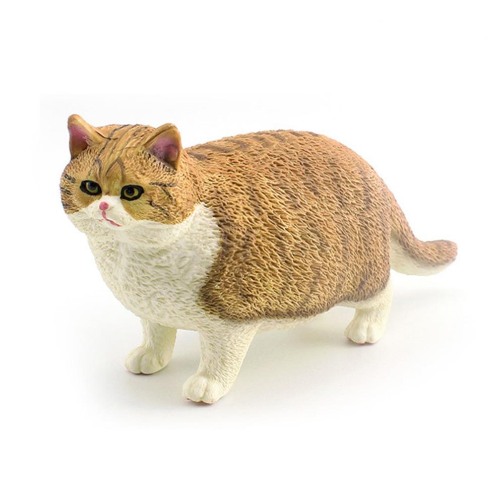 PVC Simulation Cat Model Garfield Persian Cat Pastoral Cat Cat Action Figures  Car Decoration