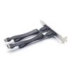 ABMH-USB 3.1 Front Panel Header Type E Male To Type C Female Connector Motherboard Expansion Cable Transfer Wiring