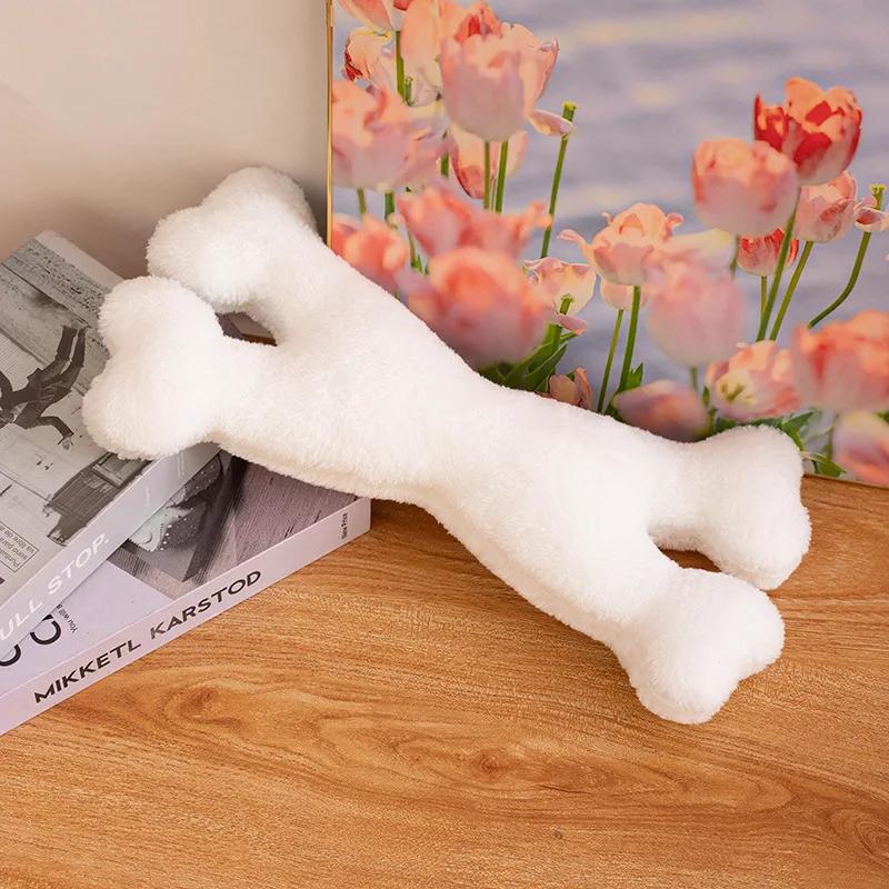 Creative Halloween Skull Bone Plush Toy Human Skeleton Doll Monster Horror Doll Funny Halloween Props Plush Decoration Gift